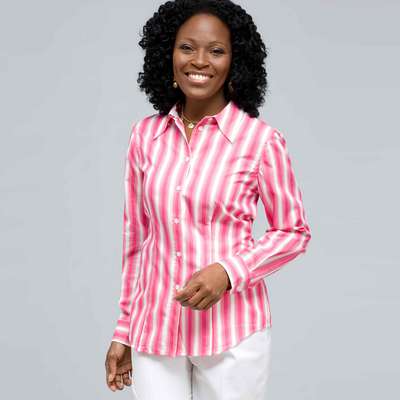 Striped Button Down Shirt