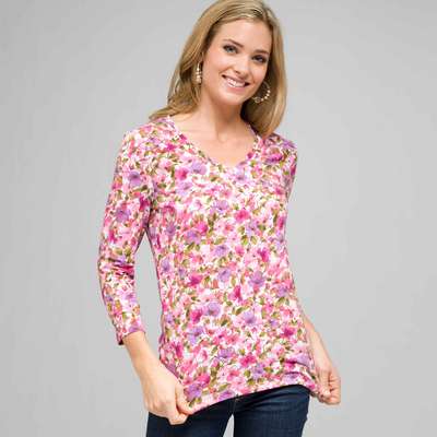 Floral Print Tee